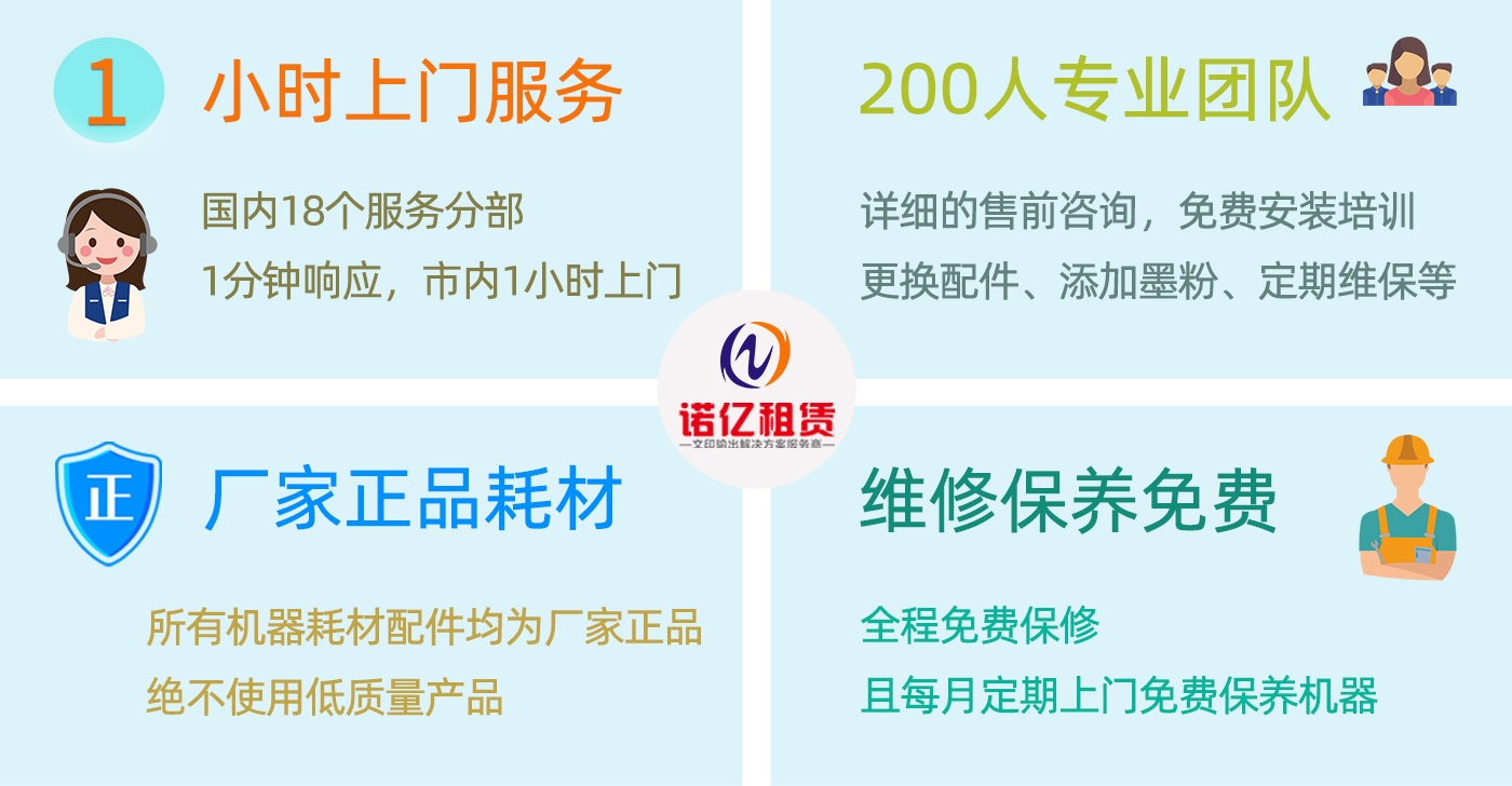 諾億租賃四大服務(wù)承諾
